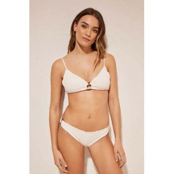 women'secret chiloti de baie PARADISE culoarea alb, 6467012 de firma original