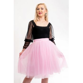 Fusta Tulle Roz Deschis By Malika Fashion