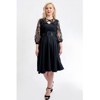 Rochie Dama Eleganta Sofi Negru ieftina