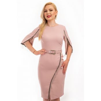 Rochie Dama Eva Roz Prafuit ieftina