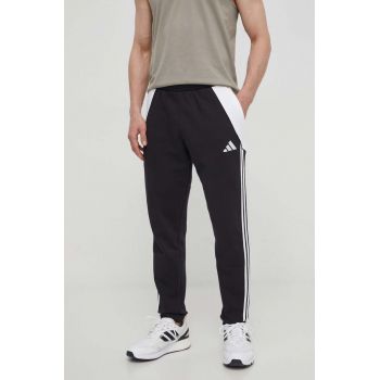 adidas Performance pantaloni de trening Tiro24 culoarea negru, cu imprimeu, IP1976