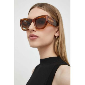 Etro ochelari de soare femei, culoarea portocaliu la reducere