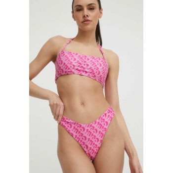 HUGO bikini brazilieni culoarea roz