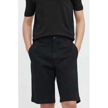 Hugo Blue pantaloni scurti barbati, culoarea negru