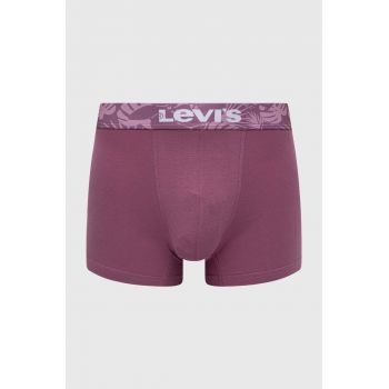 Levi's boxeri 2-pack barbati, culoarea roz