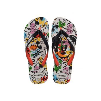 Havaianas slapi DISNEY STYLISH femei, cu toc plat, 4123500.7461