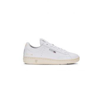 K-Swiss sneakers din piele SLAMMKLUB CC culoarea alb