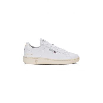 K-Swiss sneakers din piele SLAMMKLUB CC culoarea alb