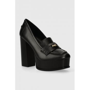 MICHAEL Michael Kors pantofi de piele Eden culoarea negru, cu toc drept, 40R4EDMP3L de firma originali