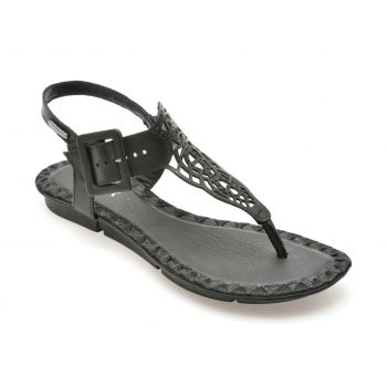 Sandale casual GRYXX negre, 356501, din piele naturala ieftine