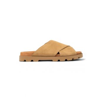 Papuci de piele intoarsa cu barete incrucisate Brutus 22257