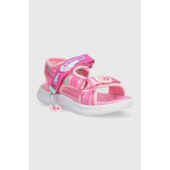 Skechers sandale copii JUMPSTERS SANDAL SPLASHERZ culoarea roz