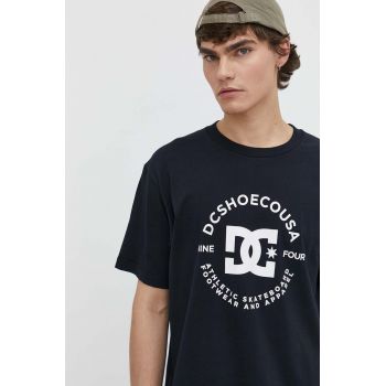 DC tricou din bumbac barbati, culoarea albastru marin, cu imprimeu, ADYZT05376 de firma original
