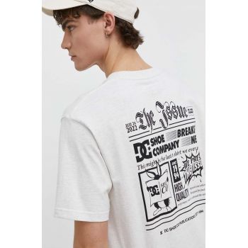 DC tricou din bumbac barbati, culoarea gri, cu imprimeu, ADYZT05368 de firma original