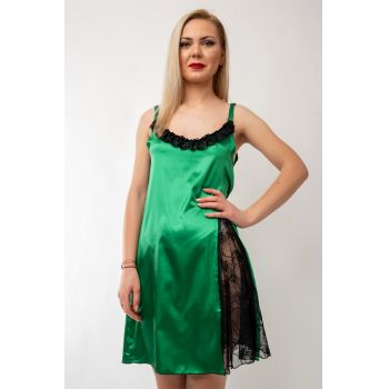 Furou Dama Satin Stela Cu Dantela, Malika Fashion