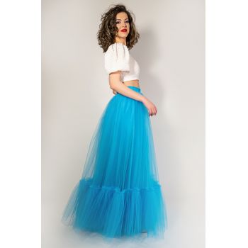 Fusta Tulle Dama Ariana Lunga Eleganta By Malika Fashion