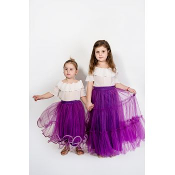 Malika Fashion - Fusta Tulle Fetite Lore By Malika Fashion