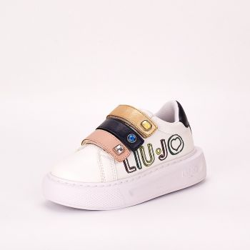 Sneakers Fata LIU JO Kylie Chic 614 4F3325 Albi ieftini