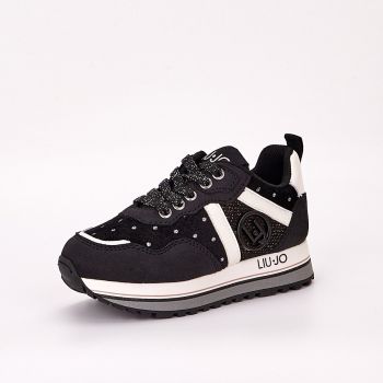 Sneakers Fata LIU JO Maxi Wonder 604 4F3301 Negru ieftini