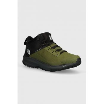 The North Face pantofi Vectiv Exploris 2 Mid Futurelight barbati, culoarea verde, NF0A7W6ARMO1