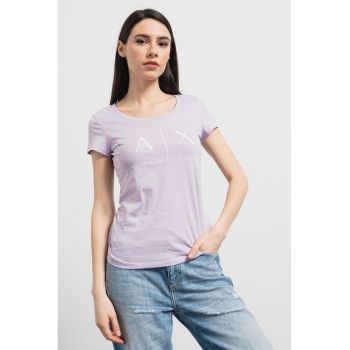 Tricou slim fit de bumbac