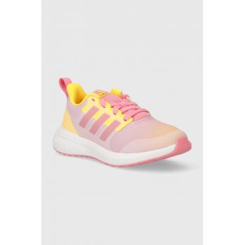 adidas sneakers pentru copii FortaRun 2.0 K culoarea roz de firma originali
