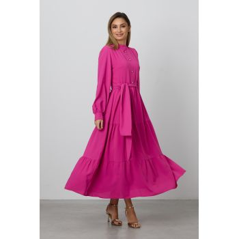 Rochie Lesley Fucsia ieftina