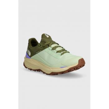 The North Face pantofi Vectiv Exploris 2 FutureLight femei, culoarea verde, NF0A7W6DSOC1