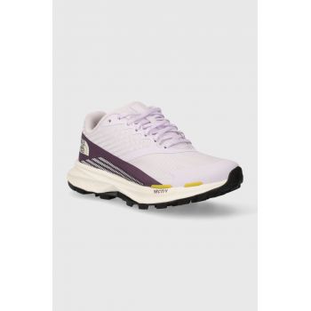 The North Face pantofi Vectiv Levitum femei, culoarea violet, NF0A5JCNV5O1 de firma originala