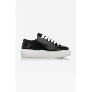 Vanda Novak sneakers din piele Grace culoarea negru