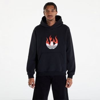 adidas Flames Logo Hoodie Black la reducere
