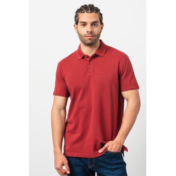 Tricou polo din pique