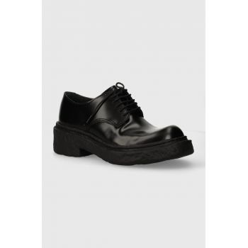 CAMPERLAB pantofi de piele Vamonos culoarea negru, A500018.001 de firma originali