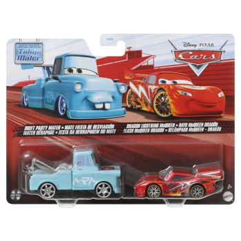 Cars3 Set 2 Masinute Metalice Drift Party Mater Si Dragon Fulger Mcqueen
