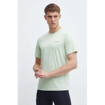 Columbia tricou sport Columbia Hike culoarea verde, uni 1990391 ieftin