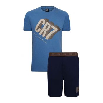CR7 Cristiano Ronaldo pijamale de bumbac cu imprimeu de firma originale