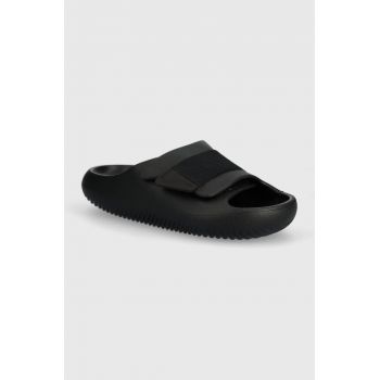 Crocs papuci Mellow Luxe Recovery Slide culoarea negru, 209413 de firma originali