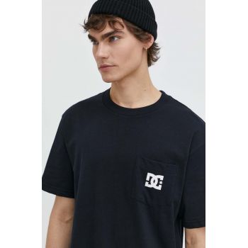 DC tricou din bumbac barbati, culoarea negru, cu imprimeu, ADYZT05377 ieftin