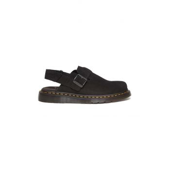 Dr. Martens sandale din piele intoarsa Jorge II barbati, culoarea negru, DM31563001 la reducere