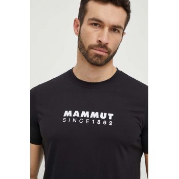 Mammut tricou sport Mammut Core culoarea negru, cu imprimeu