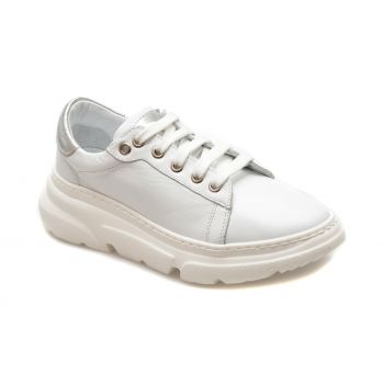 Pantofi casual GRYXX albi, 1187099, din piele naturala la reducere