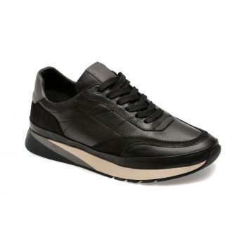 Pantofi sport GRYXX negri, AV5002, din piele naturala
