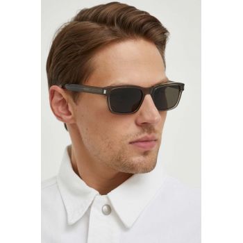 Saint Laurent ochelari de soare barbati, culoarea gri de firma originali