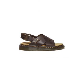 Dr. Martens sandale de piele Zane barbati, culoarea maro, DM31577375 la reducere