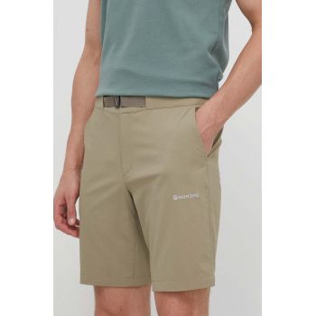 Montane pantaloni scurți outdoor Tenacity Lite culoarea verde, MTNSH15