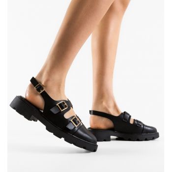 Pantofi casual dama Moldavit Negri