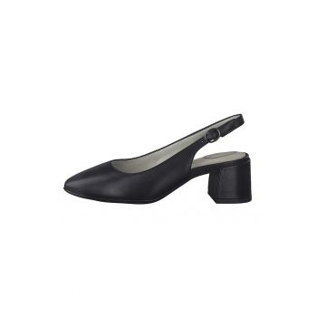 Pantofi slingback de piele