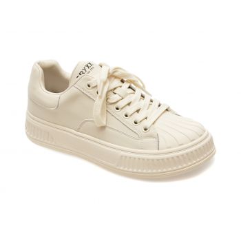 Pantofi sport GRYXX albi, 23099, din piele naturala ieftina
