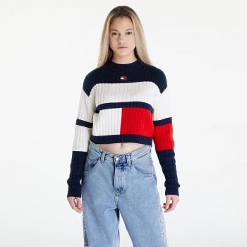 Tommy Jeans Colorblock Badge White ieftin
