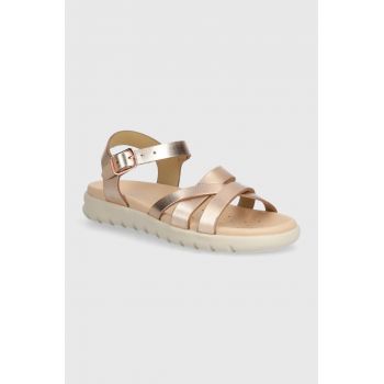 Geox sandale copii SANDAL SOLEIMA culoarea portocaliu